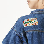 Math Lesson Twill Iron On Patch - Custom Shape (Personalized)