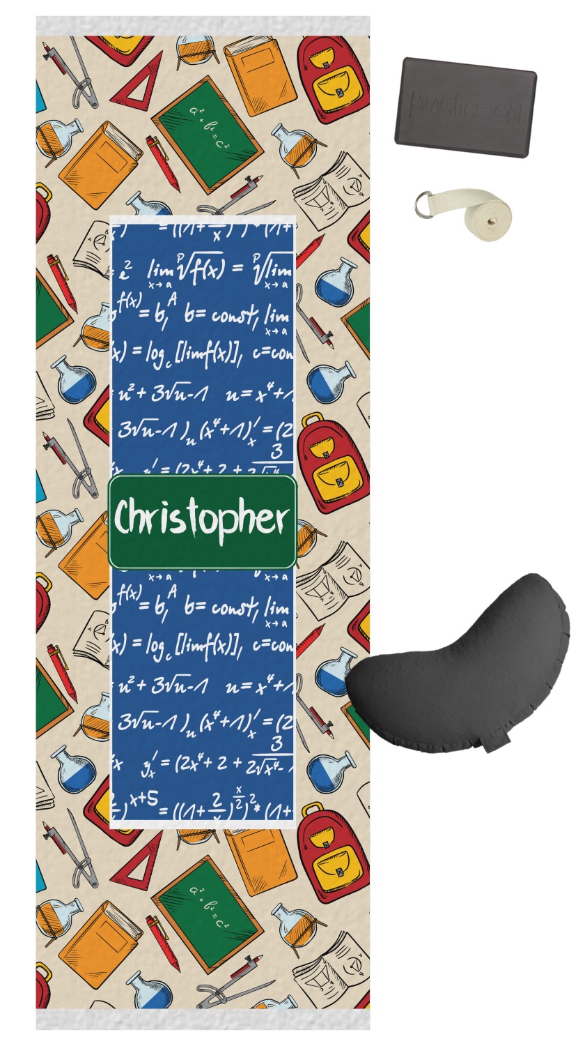 Math Lesson Yoga Mat (Personalized) - YouCustomizeIt