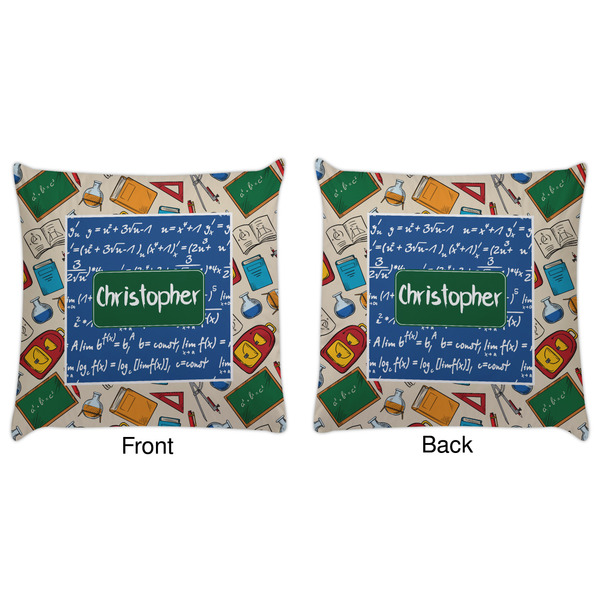 Math Lesson Decorative Pillow Case - Approval