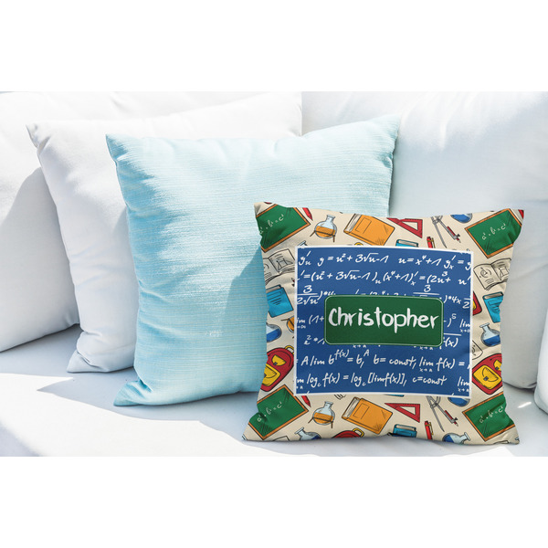 Math Lesson Decorative Pillow Case - LIFESTYLE 2
