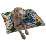 Math Lesson Dog Bed - Large w/ Name or Text
