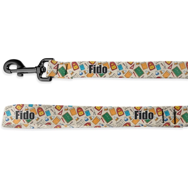 Custom Math Lesson Deluxe Dog Leash - 4 ft (Personalized)