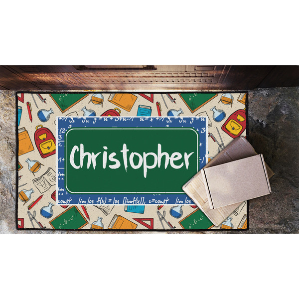 Math Lesson Door Mat - LIFESTYLE (Lrg)