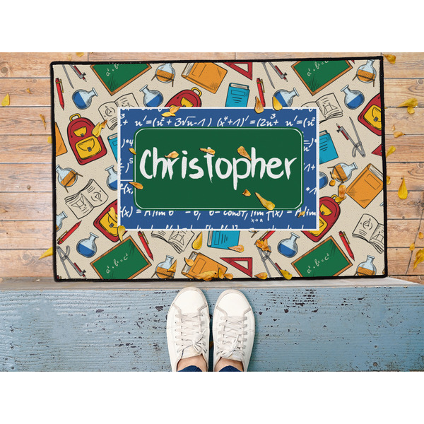 Math Lesson Door Mat - LIFESTYLE (Med)