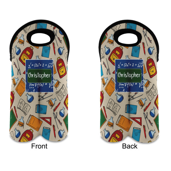 Math Lesson Double Wine Tote - APPROVAL (new)