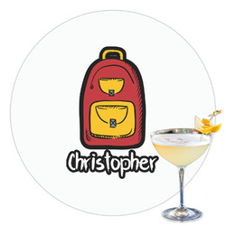 Math Lesson Printed Drink Topper - 3.5" (Personalized)