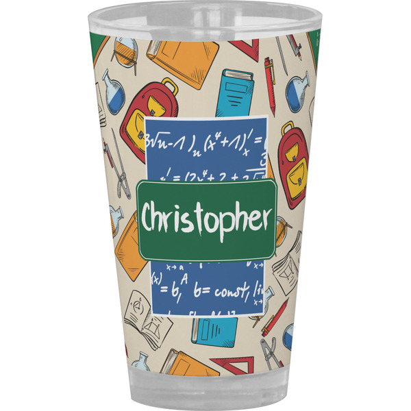 Custom Math Lesson Pint Glass - Full Color (Personalized)