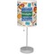 Math Lesson Drum Lampshade with base included