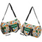 Math Lesson Duffle bag large front and back sides