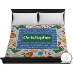 Math Lesson Duvet Cover - King (Personalized)
