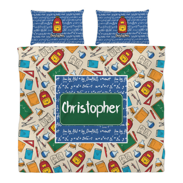 Math Lesson Duvet Cover Set - King - Alt Approval