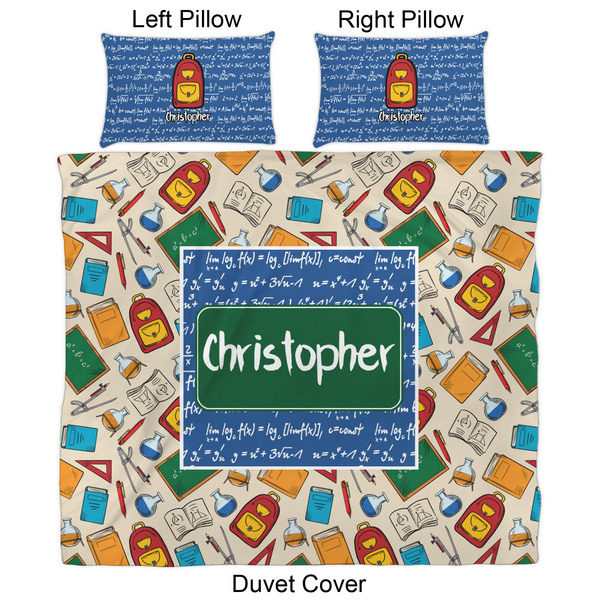 Math Lesson Duvet Cover Set - King - Approval