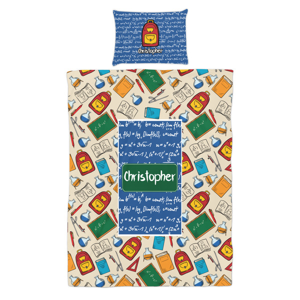Math Lesson Duvet Cover Set - Twin - Alt Approval