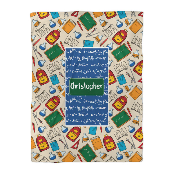 Math Lesson Duvet Cover - Twin XL - Front