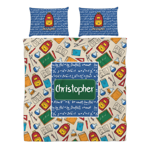 Math Lesson Duvet cover Set - Queen - Alt Approval