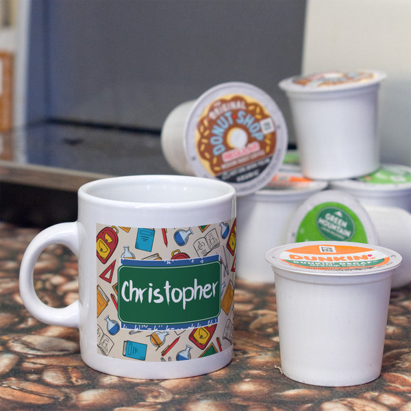 Math Lesson Espresso Cup - Single Lifestyle