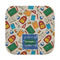 Math Lesson Face Cloth-Rounded Corners