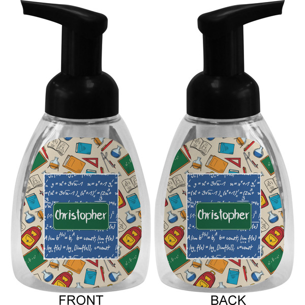 Math Lesson Foam Soap Bottle (Front & Back)
