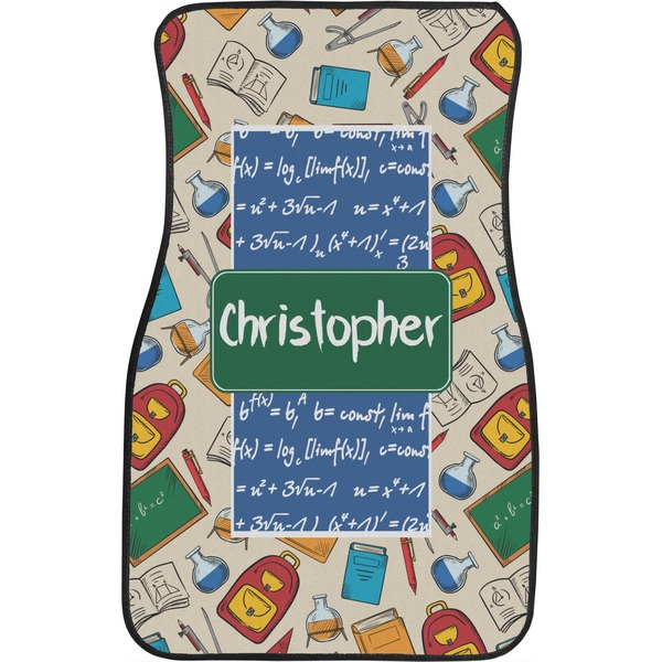 Math Lesson Front Seat Car Mat