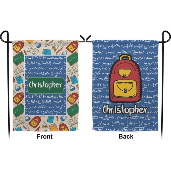 Math Lesson Garden Flag - Double Sided Front and Back