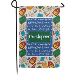 Math Lesson Small Garden Flag - Double Sided w/ Name or Text