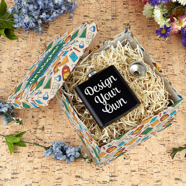 Math Lesson Gift Boxes with Lid - Canvas Wrapped - Large - In Context