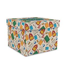 Math Lesson Gift Box with Lid - Canvas Wrapped - Medium (Personalized)