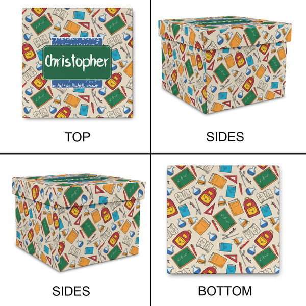 Math Lesson Gift Boxes with Lid - Canvas Wrapped - XX-Large - Approval
