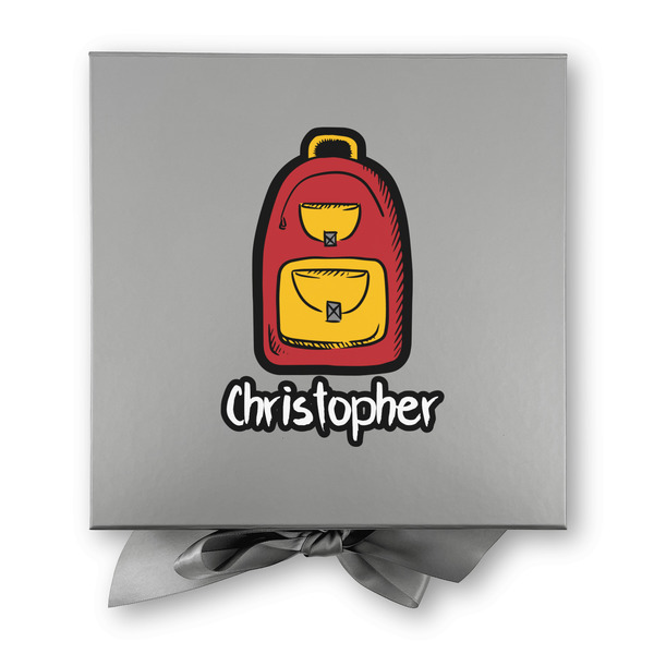 Math Lesson Gift Boxes with Magnetic Lid - Silver - Approval