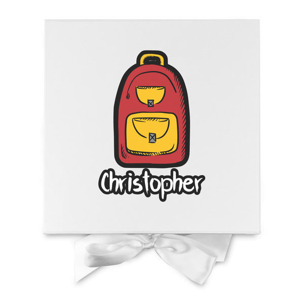 Math Lesson Gift Boxes with Magnetic Lid - White - Approval