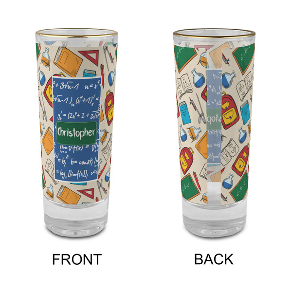 Math Lesson Glass Shot Glass - 2 oz - Single - APPROVAL