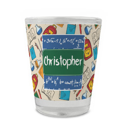 Math Lesson Glass Shot Glass - 1.5 oz - Set of 4 (Personalized)