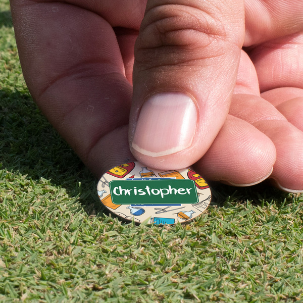 Math Lesson Golf Ball Marker - Hand