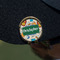 Math Lesson Golf Ball Marker Hat Clip - Gold - On Hat