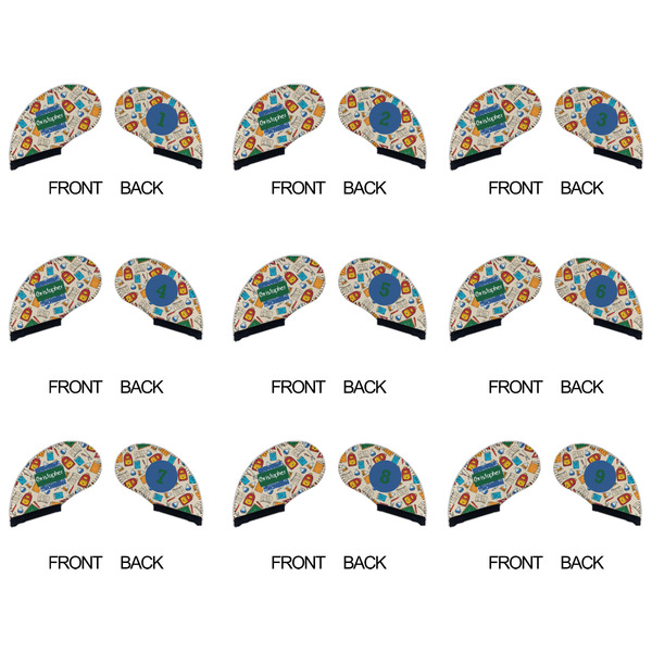 Math Lesson Golf Club Covers - APPROVAL (set of 9)