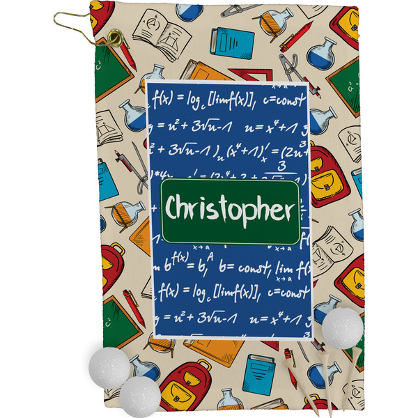 Math Lesson Golf Towel (Personalized)