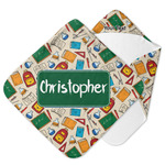 Math Lesson Hooded Baby Towel (Personalized)
