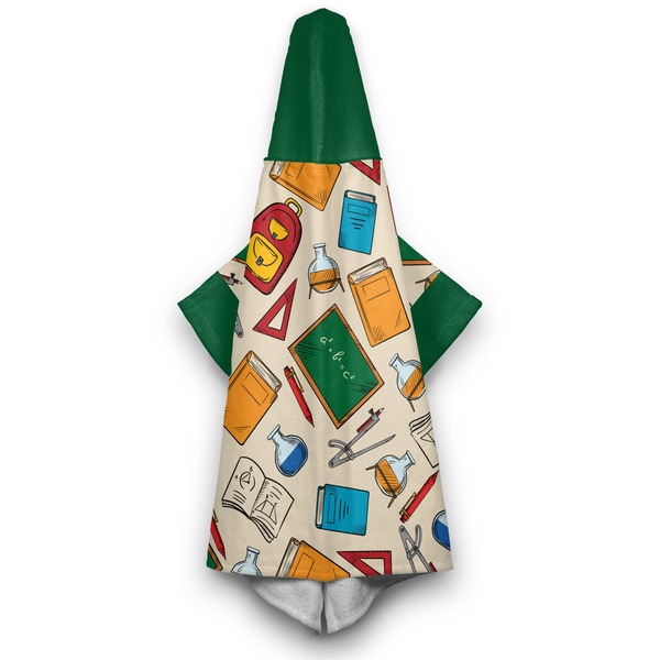 Math Lesson Hooded Towel - Hanging