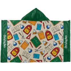 Math Lesson Kids Hooded Towel (Personalized)