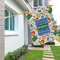 Math Lesson House Flags - Double Sided - LIFESTYLE