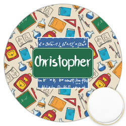 Math Lesson Printed Cookie Topper - 3.25" (Personalized)
