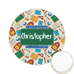 Math Lesson Printed Cookie Topper - 2.15" (Personalized)