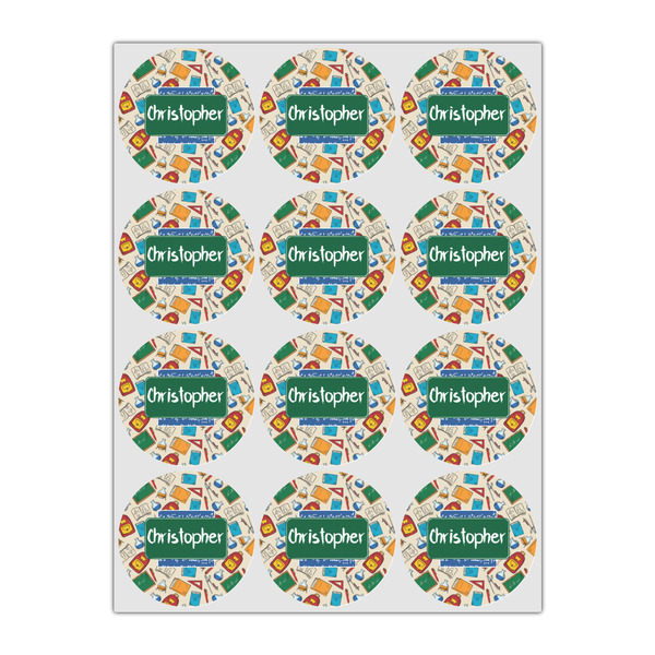 Math Lesson Icing Circle - Small - Set of 12