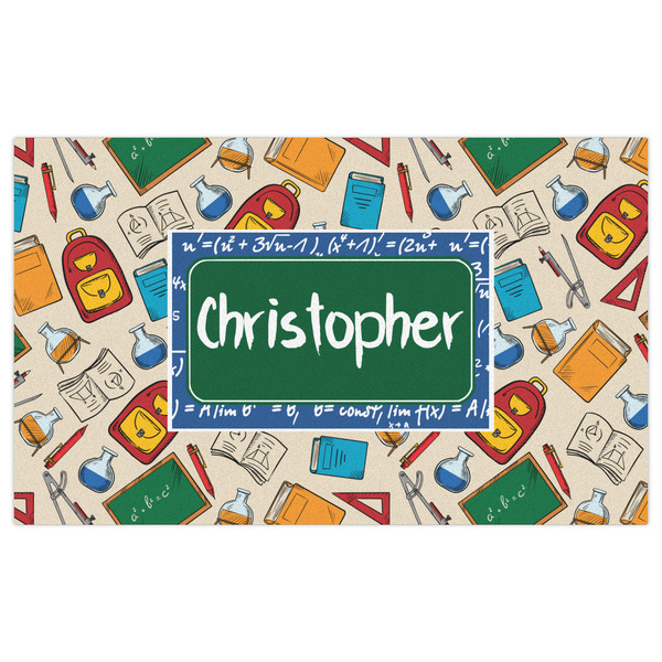 Math Lesson Indoor / Outdoor Rug - 3'x5' - Front Flat
