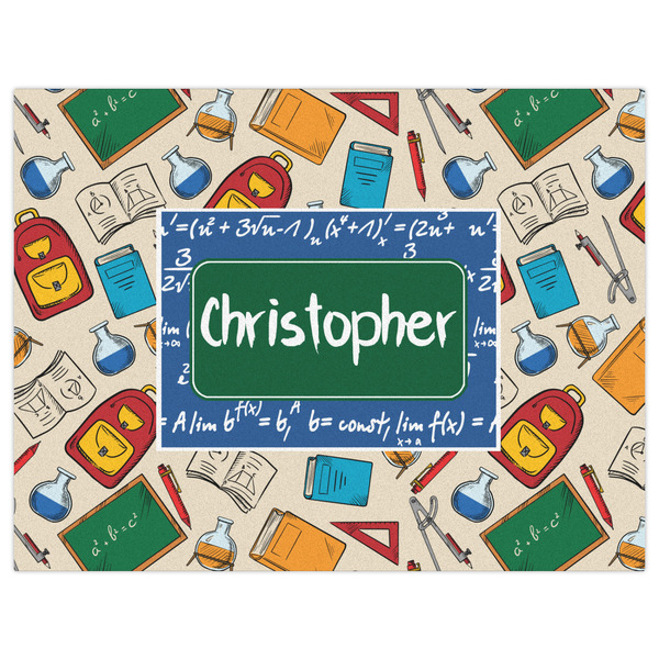 Math Lesson Indoor / Outdoor Rug - 6'x8' - Front Flat