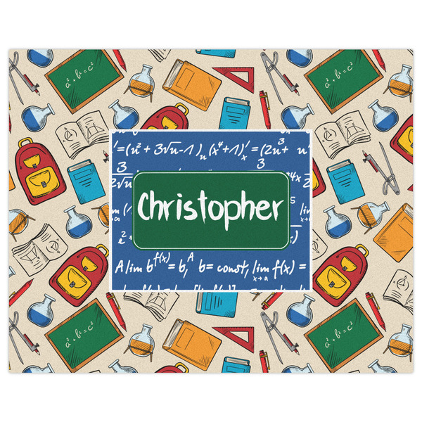 Math Lesson Indoor / Outdoor Rug - 8'x10' - Front Flat