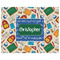 Math Lesson Indoor / Outdoor Rug - 8'x10' - Front Flat