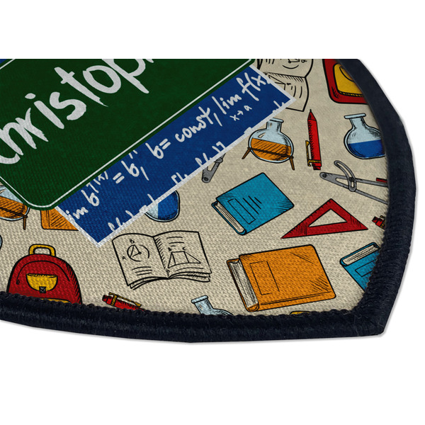Math Lesson Iron on Shield 3 Detail