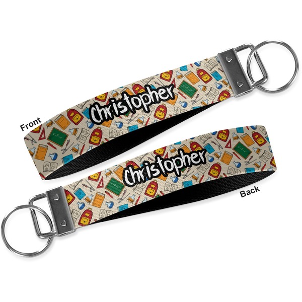 Math Lesson Key-chain - Metal and Nylon - Front and Back