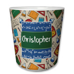 Math Lesson Plastic Tumbler 6oz (Personalized)